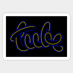 The Tube Neon Logo (TV Show) Magnet